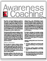 Awareness coaching